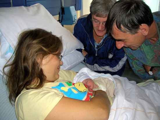 Trotse opa en oma